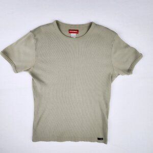 Union Bay Womens Short Sleeve Top M Sage Green